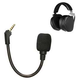 kwmobile Linhexis Ersatz-Mikrofon mit Geräuschunterdrückung für ROG Theta 7.1 Headset verstellbares flexibles Galgenmikrofon mit 3,5 mm TRRS, Schwarz