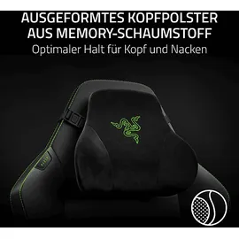Razer ISKUR V2 Leder Grün