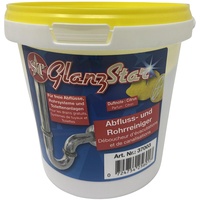 GlanzStar Abluss- und Rohrreiniger 1kg mit Citrusduft mit Sauerstoffkraft