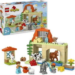 LEGO® Konstruktionsspielsteine »Tierpflege auf dem Bauernhof (10416), LEGO DUPLO Town«, (74 St.), Made in Europe LEGO® bunt