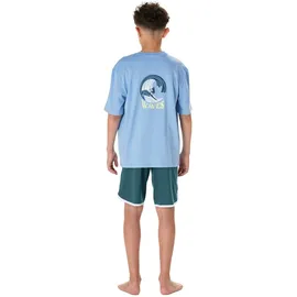 SCHIESSER Jungen Schlafanzug Set kurz - 100% Organic Bio Baumwolle - Größe 140 bis 176