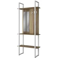 Vicco Garderobenschrank Livi 90 x 215 cm Weiß