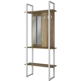 Vicco Garderobenschrank Livi 90 x 215 cm Weiß