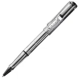 Lamy safari vista Tintenroller – zeitlos klassicher Stift mit ergonomischem Griff & Strichbreite M - Gehäuse aus robustem ASA-Kunststoff – mit Tintenrollermine M 63 in blau