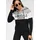 Lonsdale Penbryn Hoodie Schwarz/Weiß S