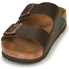 Birkenstock Arizona Naturleder schmal dunkelbraun 42