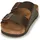 Birkenstock Arizona Naturleder schmal dunkelbraun 42