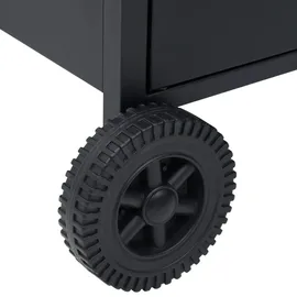 vidaXL Gasgrill 4+1 Brenner schwarz 310104