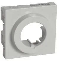 Legrand 412951 Blindplatte mit Bohrung D=22,5mm für OSMOZ Schalt- und Signalgeräte, 2-modulig, 1