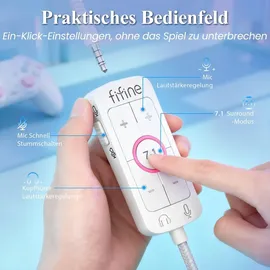 Fifine AmpliGame H9 Weiß