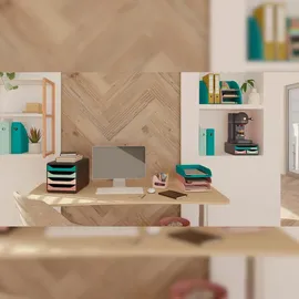 Exacompta 4x Stifteköcher Pen Wave, Skandi - Nude