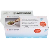 Schneider - Einweg-Spritzbeutel, geschlossene Spitze 300 x 160 mm, 75 my, gerollt. Farbe blau
100 Stk./Box