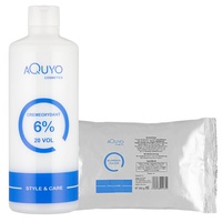 Blondierpulver 500g + Entwickler 6% 500ml Haare blondieren Blondierung Aufheller