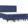 vidaXL Boxspringbett 180 x 200 cm Blau