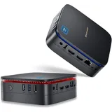 Blackview Mini Desktop, Computer MP60-2, Intel 12th Gen N95, 16GB DDR4 RAM, 512GB SSD, ROM, Windows 11 Pro, 4K HD Dual HDMI, Gigabit Ethernet, Schwarz