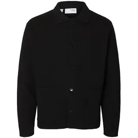 Selected Mike Relaxed Fit Strickjacke Schwarz XL