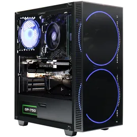 Hyrican Gaming-PC Black Hole 7811 Intel Core i5 14400F 4,7 GHz 16 GB RAM 1 TB SSD RTX 5060Ti Win 11