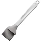 Zenker Pure Elegance Backpinsel – Aus Silikon, zum Verstreichen von Glasuren und Einfetten, Hitzebeständig bis 230°C, Spülmaschinengeeignet, Designed in Germany, Grau