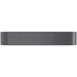 vidaXL Hochbeet Pulverbeschichteter Stahl 396x100x68 cm Anthrazit