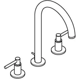 Grohe Atrio Waschtischbatterie Hard Graphite gebürstet