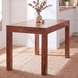 FineBuy Küchentisch 120 x 76 x 60 cm braun