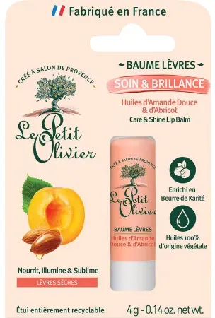 Le Petit Olivier Lippenbalsam Pflege & Glanz Aprikosen- & Süßmandelöl 4g