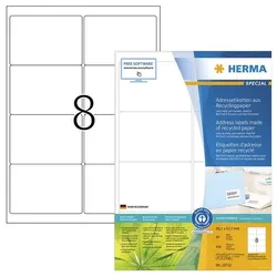Herma 640x Universaletiketten - 99,1x67,7 mm - naturweiß weiß