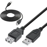InLine USB-A 1 m Schwarz