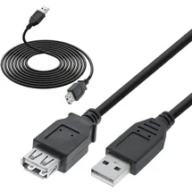 InLine USB-A 1 m Schwarz