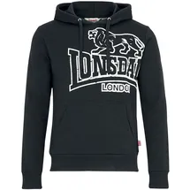 Lonsdale Tadley Kapuzenpullover - Black / Ecru - 3XL