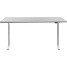 TOPSTAR Schreibtisch E-Table lichtgrau / Weiß