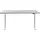 TOPSTAR Schreibtisch E-Table lichtgrau / Weiß