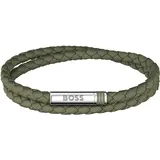 Boss ARES SUMMER Armband khaki Edelstahl Nylon 19 cm