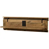 Massivmoebel24 Wandregal 140 x 25 x 38 cm Beige