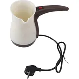 WOHPNLE Elektrischer Turkish Kaffeekocher, 500 ML Türkischer Coffee Pot mit Griff, Electric Mokka Kaffeekanne, Espressokocher aus Edelstahl für Die Zubereitung von Kaffeeliebhaber, Heißem Tee