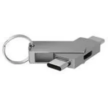 Terratec USB-C Adapter 1,00 m Silber