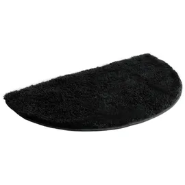 Möve Badematte »Superwuschel, Badvorleger, Badezimmer Teppich«, rutschhemmend beschichtet, strapazierfähig-schnell trocknend-fußbodenheizungsgeeignet, Mikrofaser-Badematte, Badteppich, rechteckig, rund & als 3-tlg. Set schwarz