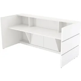 SOENNECKEN Theke Pearl 2400x1120x1050mm weiß