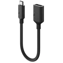 Alogic USB-C auf USB-A Adapter 0,1 m Schwarz