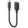 Alogic USB-C auf USB-A Adapter 0,1 m Schwarz