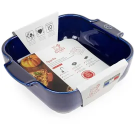 Peugeot Auflaufform Appolia Quadratische 21 cm blau