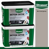 Ultrament Beton Optik 8 kg | Pulverspachtel für individuelle Wandgestaltung in Betonoptik | Wetterfest, UV-beständig & rissfrei |