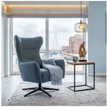 Mr. Deko Ohrensessel Marconia Polyester 0 x 0 x 0 cm Blau drehbar