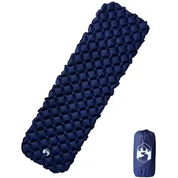 Aufblasbare Isomatte Marineblau 190x58x6 cm