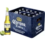 Corona Extra Premium Lager Flaschenbier, MEHRWEG im Kasten, Internationales Lager Bier, 20er Kiste (20 x 0.355 l)