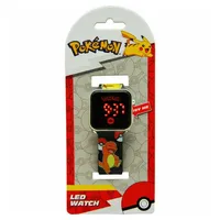 Kids Licensing Pokemon LED-Uhr mit Kalender. POK4322