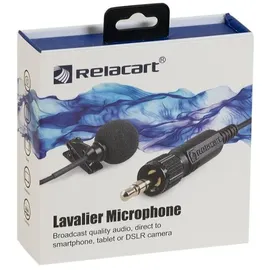 RELACART Ansteck Sprach-Mikrofon LM-P01 Lavalier Übertragungsart (Details):Kabelgebunden