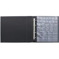 Pagna Münzalbum 4-Ring-Mechanik, schwarz