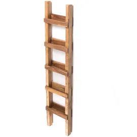 DESIGN DELIGHTS LEITERREGAL Natur, Holz, 38x170x10 cm, Wohnzimmer,, |