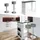 Vicco Bartisch-Set 117 x 57 cm Weiß/Grau